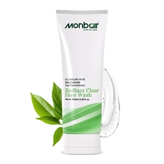 Radiant Clear Face Wash 2% Salicylic Acid, Niacinamide, Tea Tree